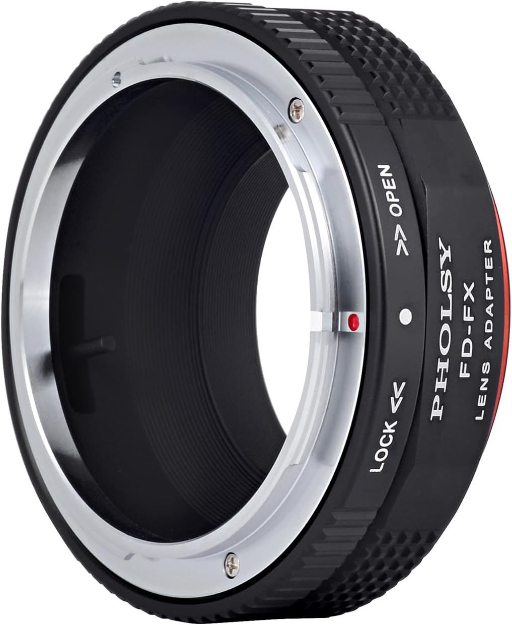 PHOLSY Objektivadapter FD auf FX mount Adapter mit Blendenhebel für Canon FD FL Objektiv auf FX Moun