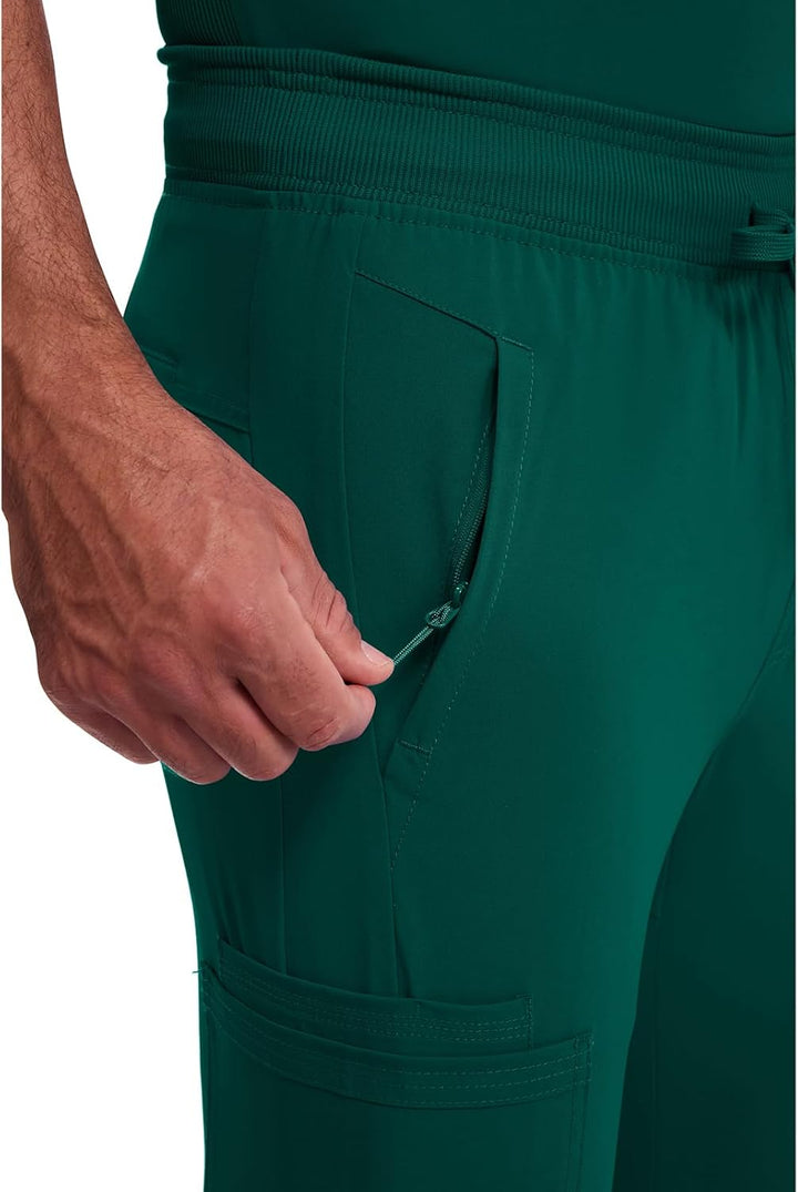 Jogger Scrubs for Men – 4-Way Stretch with Drawstring Elastic Waist, Cargo Pockets, Superior Perform