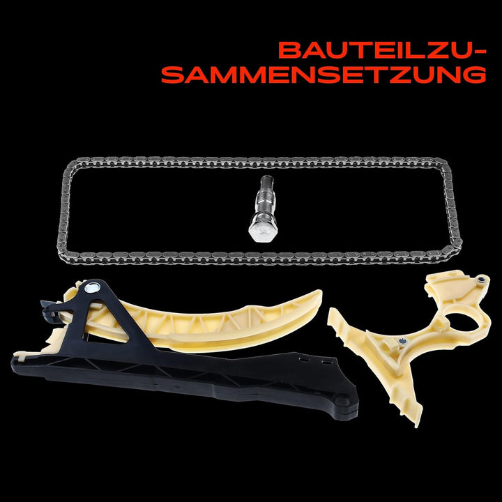 Frankberg Steuerkettensatz Steuerkette Kompatibel mit 1er E81 E87 116i 3er E46 E90 316 1.6L Benzin 2