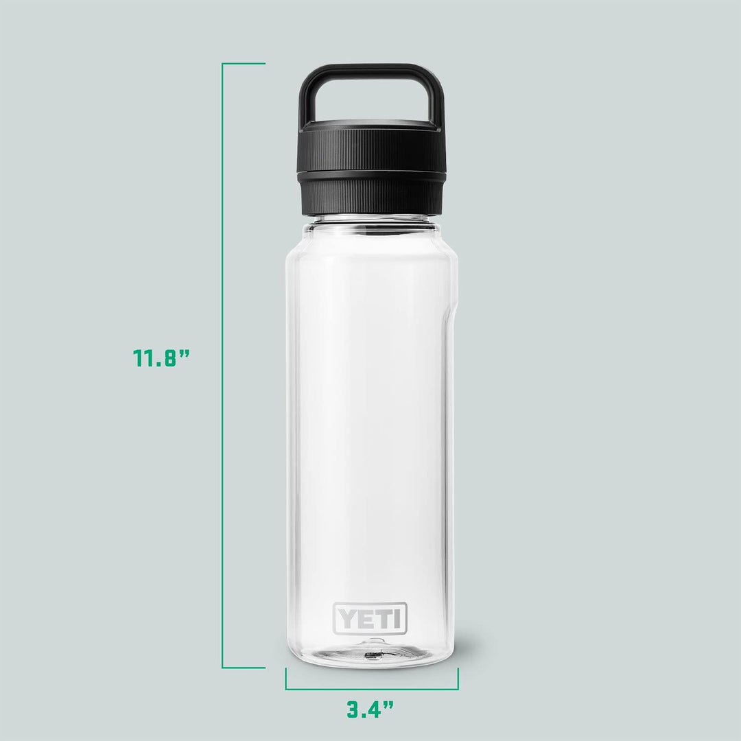 YETI Yonder Wasserflasche mit Yonder Chug-Kappe, transparent, 1 l 1 l Blau, 1 l Blau