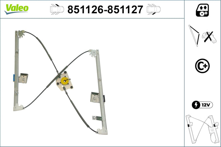 VALEO Fensterheber 851126