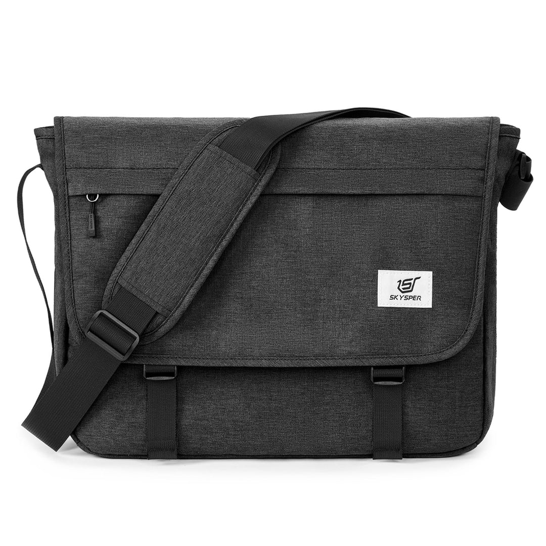 SKYSPER 15,6-Zoll Messenger Bag mit RFID-Schutz | Gross, für Herren &amp; Damen, Messenger-Stil, Anti-Di
