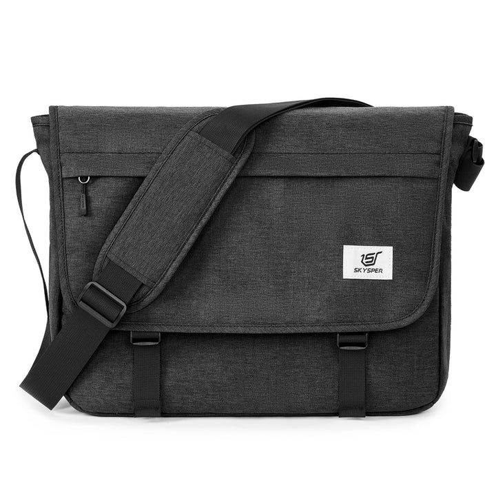 SKYSPER 15,6-Zoll Messenger Bag mit RFID-Schutz | Gross, für Herren &amp; Damen, Messenger-Stil, Anti-Di