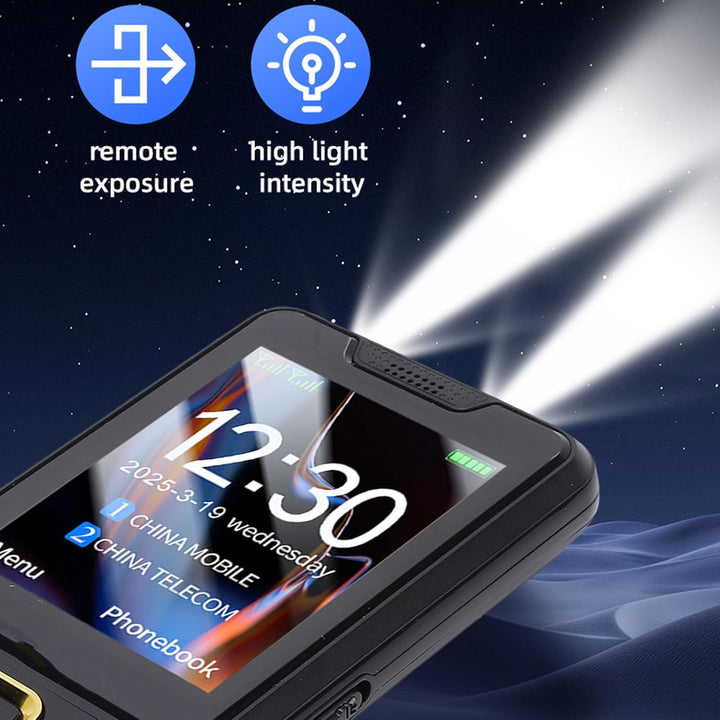 Fockety 4G -Handy für Senioren, 2,6 -Zoll -HD -Bildschirm Dual SIM -Mobiltelefon für ältere Menschen