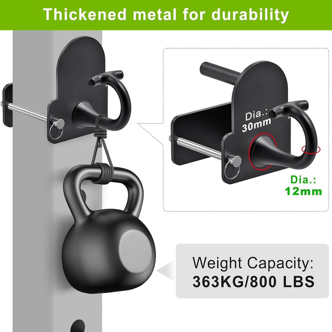Kipika Power Cage Squat Rack Home Gym Zubehör - Anker für Widerstandsbänder Passt Rack mit 5/8„ oder