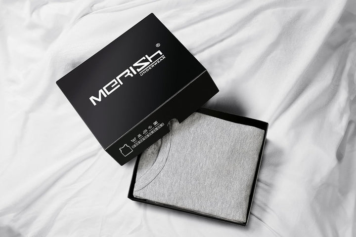 MERISH Herren Unterhemd 5er Pack Tank Top Feinripp Baumwolle 400 M 400b-10 Mix2 10er Set, M 400b-10