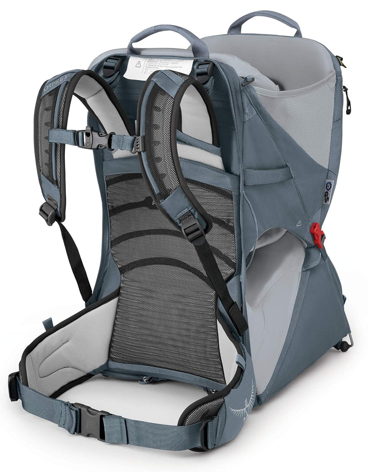 Osprey Poco LT Kindertragerucksack zum Wandern, unisex Tungsten Grey O/S, Tungsten Grey