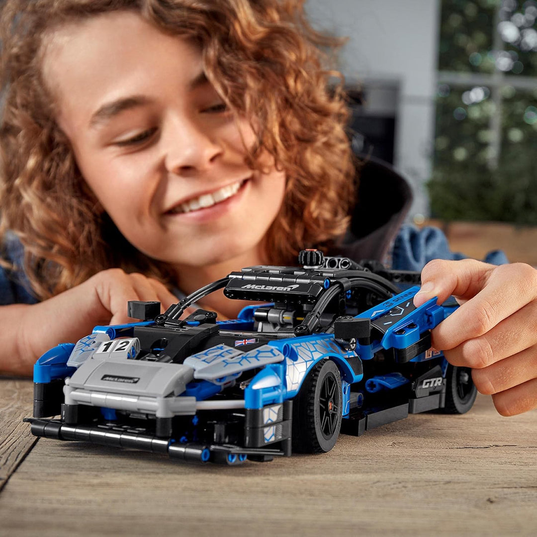 LEGO 42123 Technic McLaren Senna GTR, Modellbausatz, Spielzeugauto, Rennauto, Rennwagen-Bauset, Mode