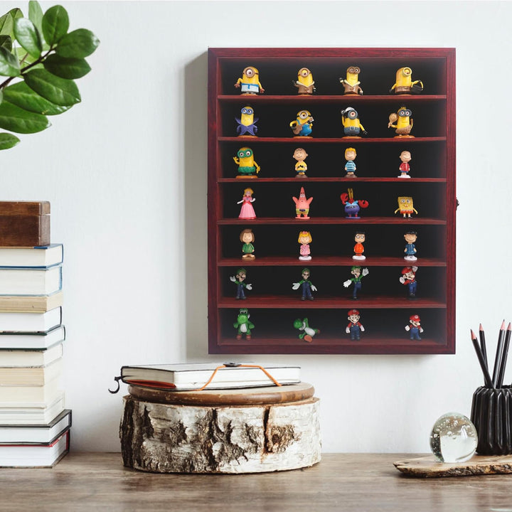FramePro 3D Bilderrahmen 40x50 Grosse Schattenbox Vitrine Rahmen mit Glasfenstertür Erinnerungsstück
