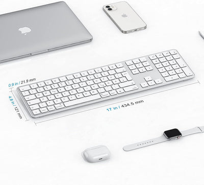 OMOTON Bluetooth Tastatur für MacOS(MacBook/MacBook Air/MacBook Pro/iMac/iMac Pro/Mac Pro/Mac Mini),