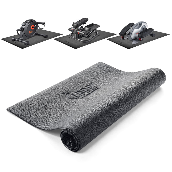 Sunny Health &amp; Fitness rutschfeste Heimtrainingsmatte für Laufband, Gerätematte, Schutzmatte aus Sch