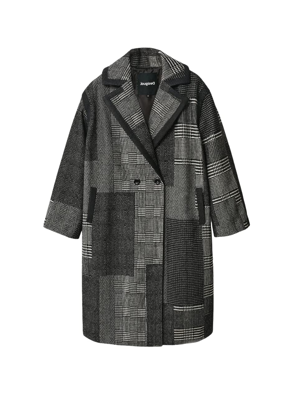 Desigual Women's Abrig_Budapest, 2000 Black Overcoat, U
