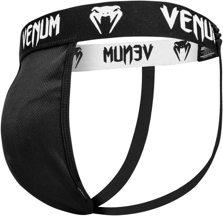 Venum Challenger Adult Groin Guard - Silver Series L Schwarz, L Schwarz