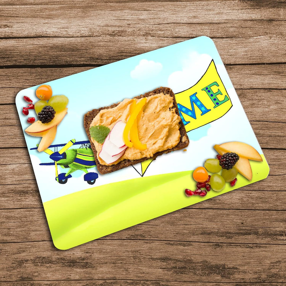 Vesperbrettchen mit Name/Frühstücksbrettchen Brotzeitbrettchen Schneidebrettchen mit Motiv und Perso