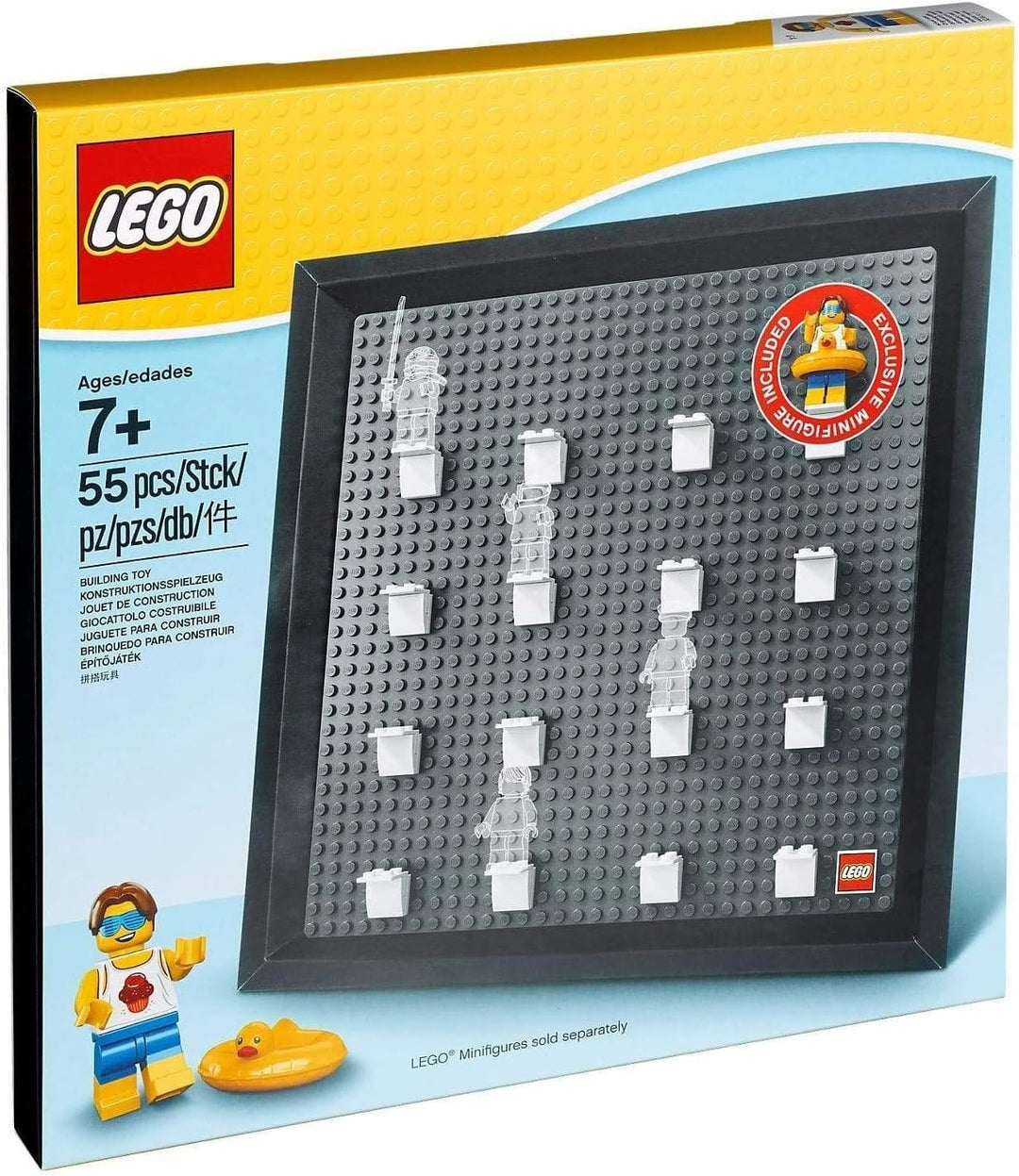 LEGO 5005359 - Minifigur Sammlerrahmen mit Strandpartykönig als Exklusive Minifigur
