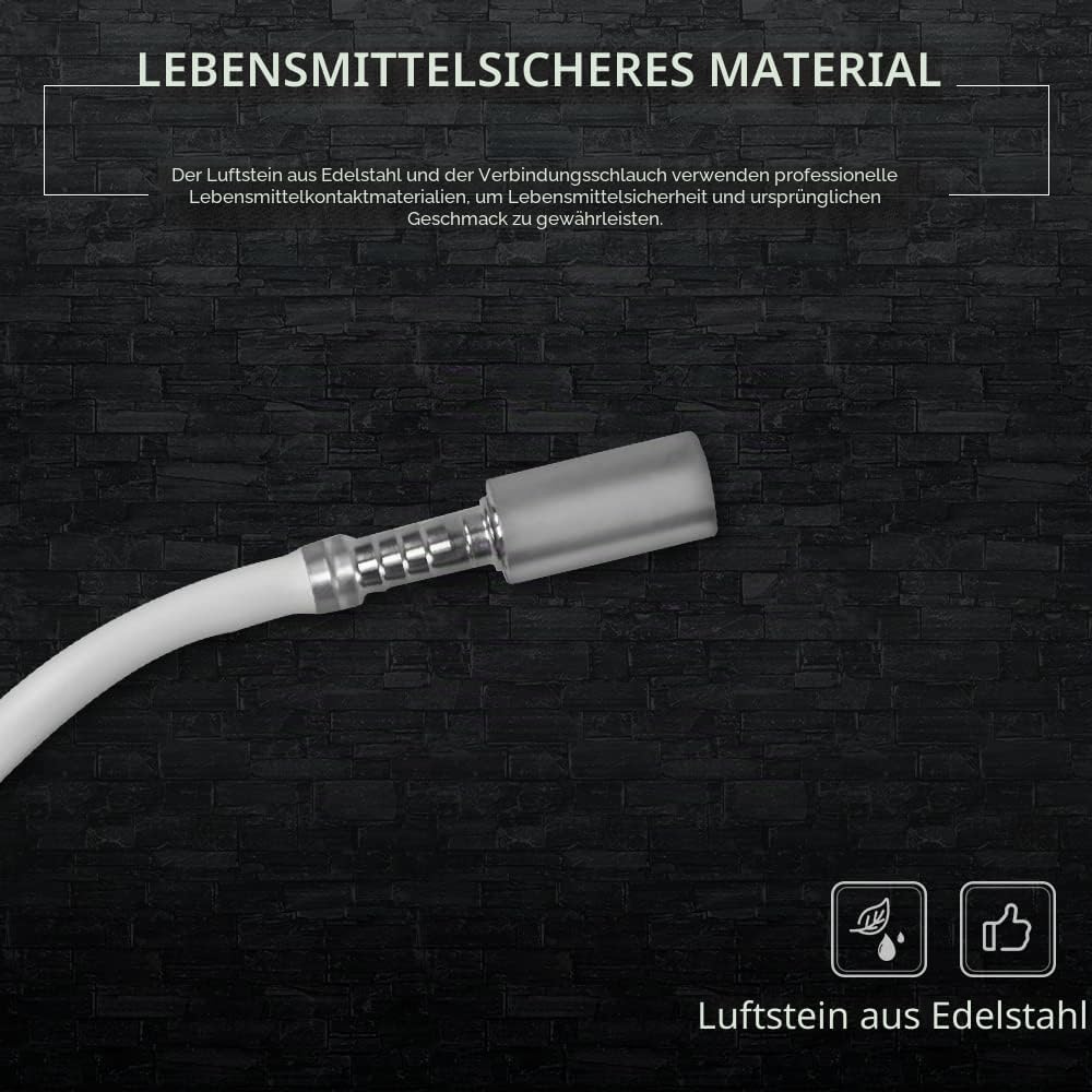 DUEBEL Molekulare Gastronomie Schaumgenerator, tragbares Schaumerzeugungs-Kit (angetrieben durch Tro