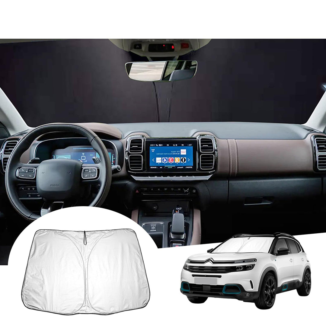 GAFAT Kompatibel mit Citroen C5 Aircross/Hybrid 2017-2023 Sonnenschutz Frontscheibe Innen, C5 Aircro