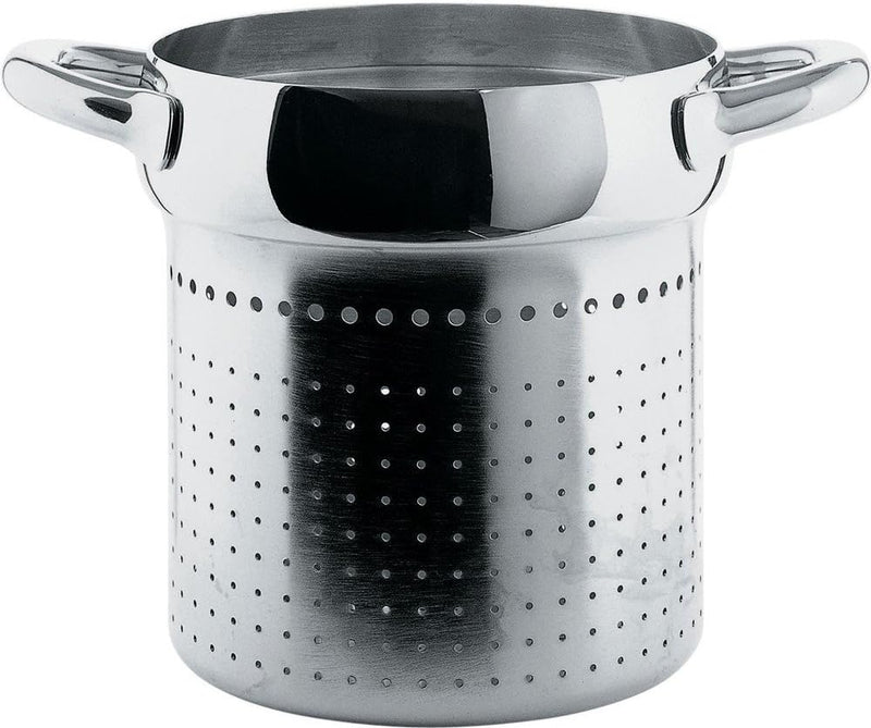 Alessi Mami SIEB FÜR Pasta-Set, Edelstahl, Silber, 8.3 x 24 x 23.5 cm