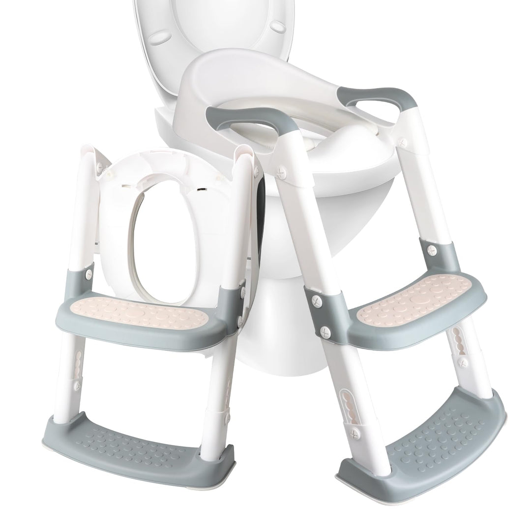 talifoca Toilettensitz Kinder, Toilettensitz Toilettentrainer mit Treppe, Upgraded Kindertoilette fü