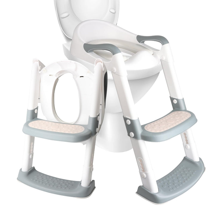 talifoca Toilettensitz Kinder, Toilettensitz Toilettentrainer mit Treppe, Upgraded Kindertoilette fü