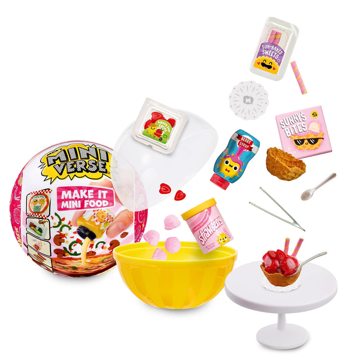 MGA's Miniverse Serie 2 Make It Mini Food Diner - DIY Food Playset mit UV-Licht, nachgebildeten Lebe