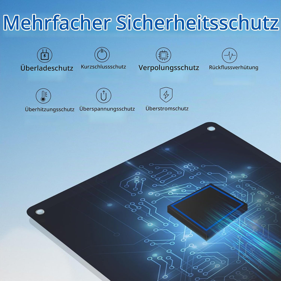 Nicesolar 20W 12V Solarpanel Auto-Batterie Erhaltungsladegerät &amp; Maintainer mit Zigarettenanzünder-S