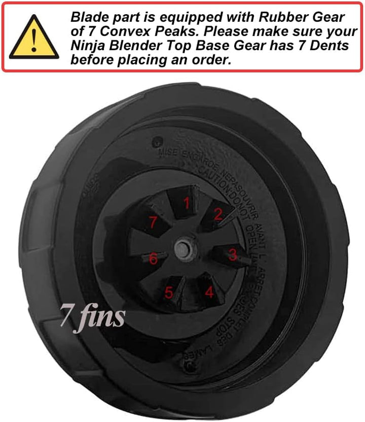 Ersatz Entsafter Klingen für Ninja Mixer mit Auto-iQ BN800EU BN495EU BN750EU, Nutri Ninja Extractor