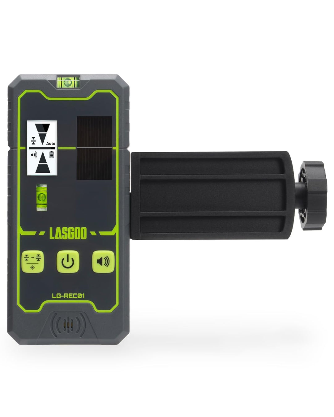LasGoo LG-REC01 Lasersensor für Laser-Nivelliergeräte, Dual-LCD-Display, Grün- und Rotlaserstrahlen-