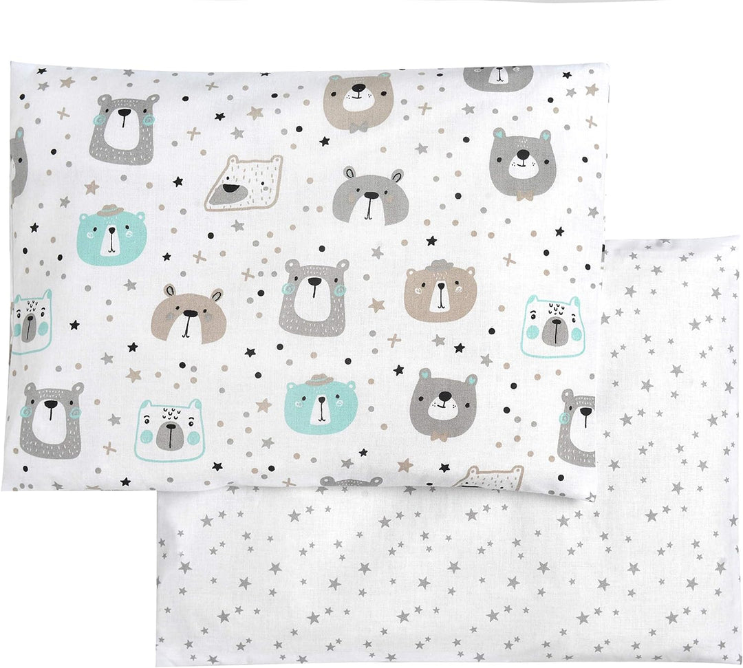 FlyIdeas Next 2 me Spannbettlaken Beistellbett Baby 83x50 cm, 8 STK. - 100% Zertif. Baumwolle - Komp