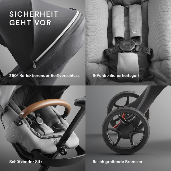 Stokke Xplory X, Golden Yellow – Eleganter Kinderwagen – Anpassbarer Komfort für Baby & Eltern – Pol