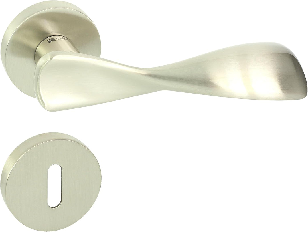 domino TÜRGRIFF DUNCAN-R M9 NICKEL BB-BUNTBART [BUNTBART]