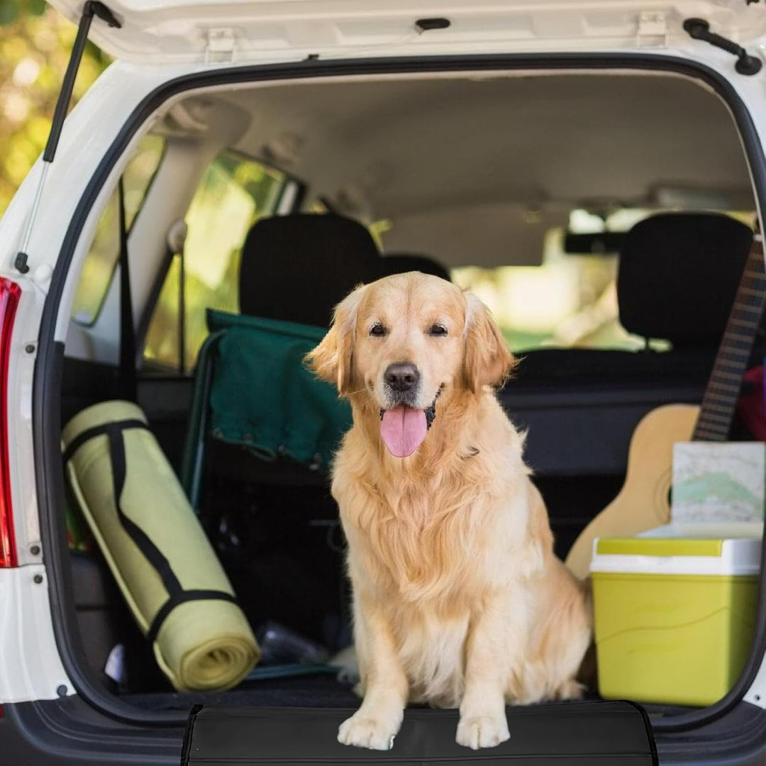 Kofferraumschutz: 80x64cm Universal Auto Ladekantenschutz für Hund, Stossstangen Kofferraummatte, Sc