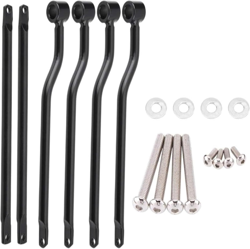 TKSE Satteltaschen Seitenstütze, Universal-Motorrad-Seitensatteltaschen-Halterung, Stützstangen-Zube