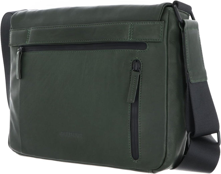 Leonhard Heyden Den Haag - Umhängetasche M Leder 32 cm Olive, Olive