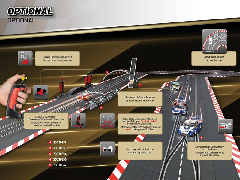 Carrera DIGITAL 124 Slotcar Bausatz Ready to Build Slotcar Set für Männer, Kinder & Erwachsene Alles