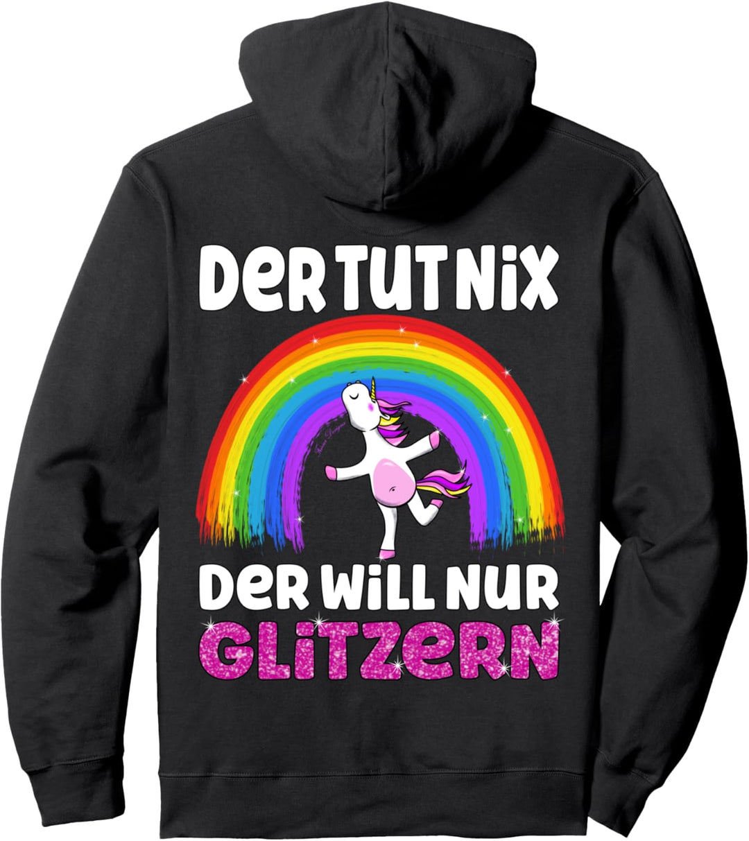Der tut nix lustiges Regenbogen Einhorn LGBTQ Pullover Hoodie