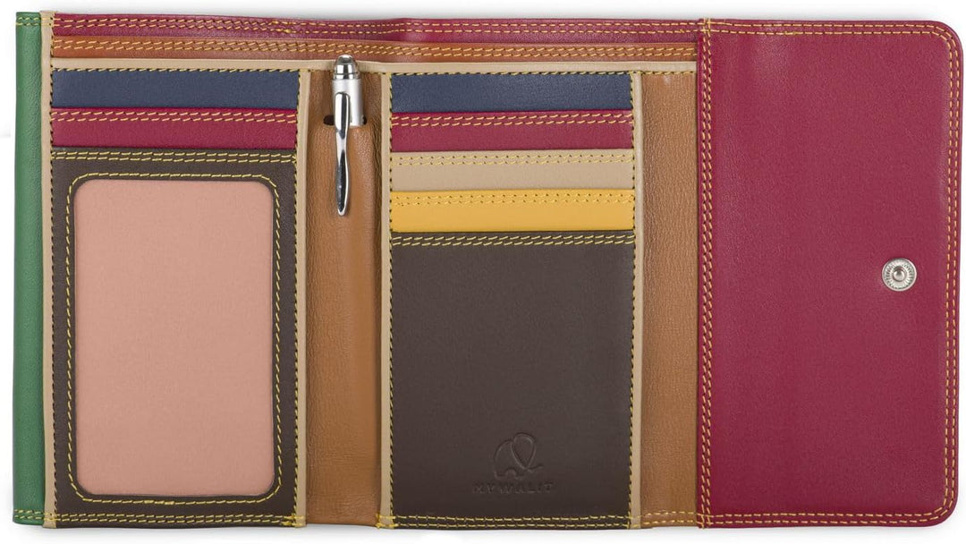 mywalit Unisex Double Flap Purse Accessory-Travel Wallet uni Bosco, uni Bosco