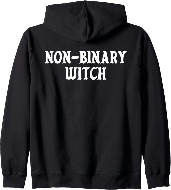 Non-Binary Hexe LGBTQIA Pride Halloween Kapuzenjacke