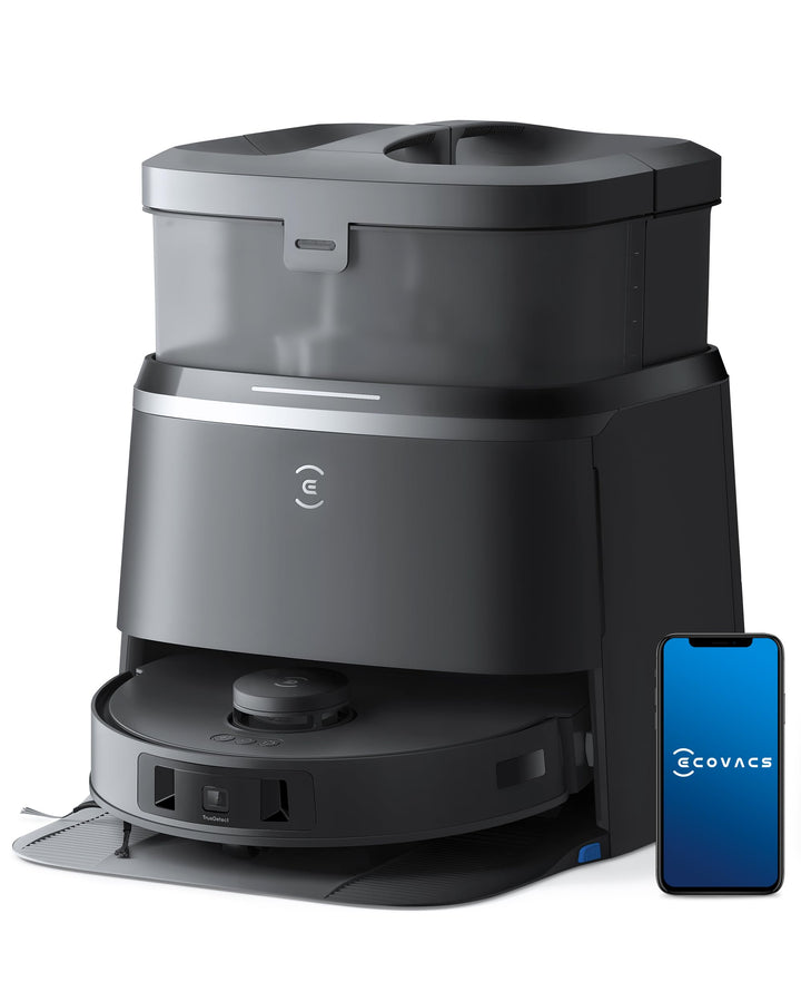 ECOVACS DEEBOT T30 Omni Saugroboter mit Wischfunktion, Mini Station Staubsauger Roboter, 11.000 PA S