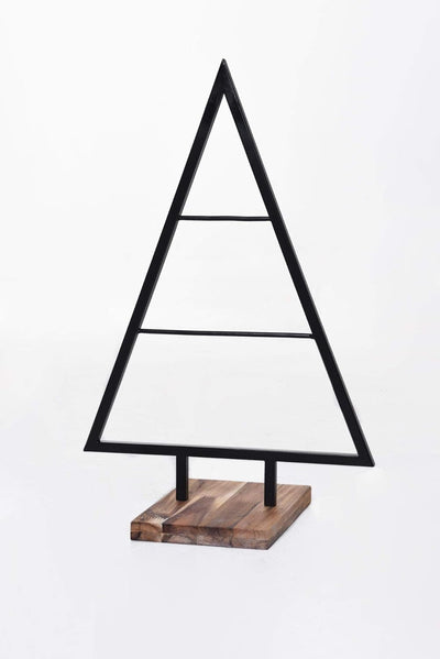 VIVANNO Dekoweihnachtsbaum Weihnachtsbaum Tanne Tannenbaum Weihnachtsdeko Noel, Schwarz (58x40x20 cm