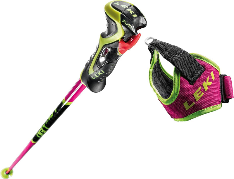 LEKI Damen Carbon 14 3D Skistöcke 105 neonpink-schwarz-neongelb, 105 neonpink-schwarz-neongelb