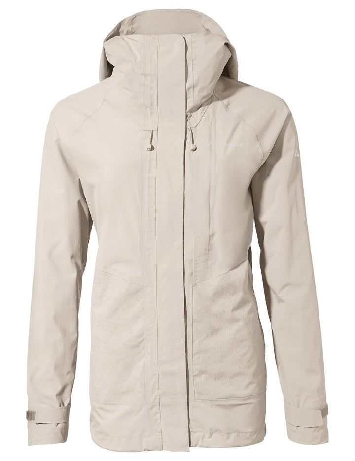VAUDE Damen Women's Comyou Rain Jacket Jacke 36 ecru, 36 ecru