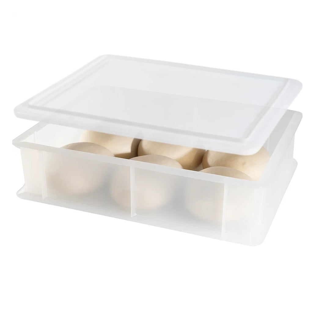 CookandSupply Gärbox für Pizza und Brot - Lebensmittelechter Teigbehälter - Made in Italy - 1 Stapel