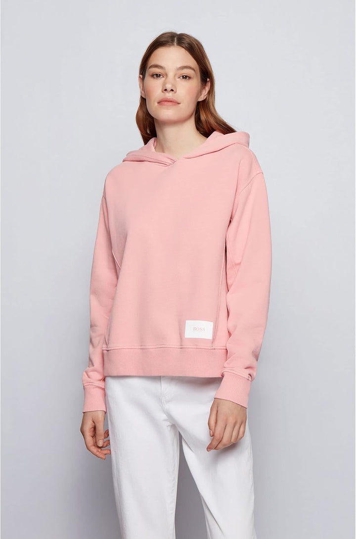 BOSS Damen Kapuzenpullover L Bright Pink618, L Bright Pink618