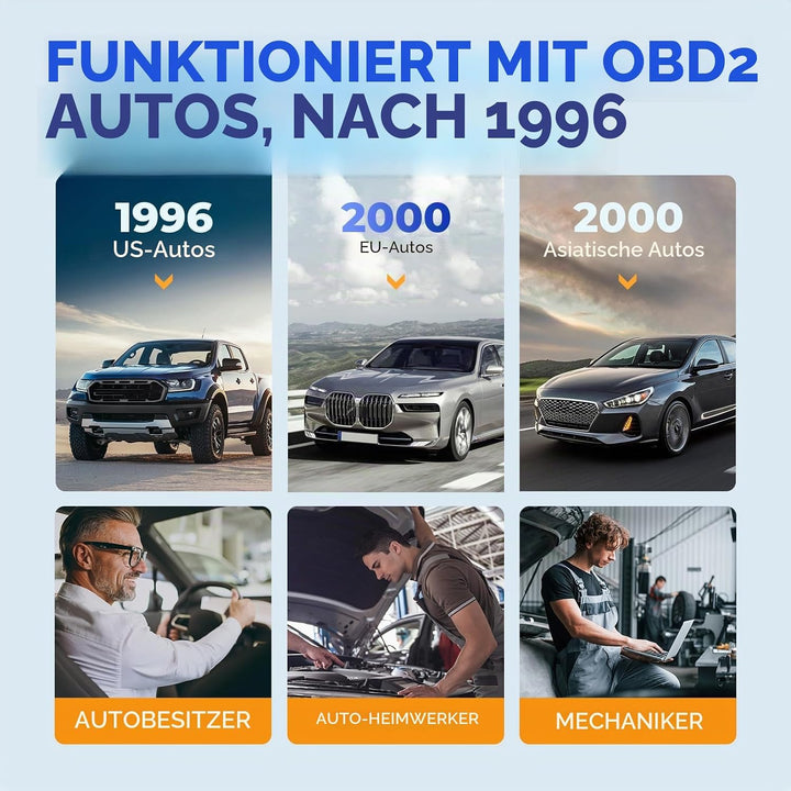 Autel AL319 OBD2 Diagnosegerät Fehlercode Lesen und Löschen, EchtzeitDaten und Fahrzeuginformationen