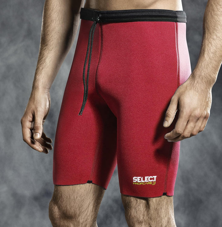 Select Herren Thermohose Uni Thermohose (1er Pack) XS Schwarz Rot, XS Schwarz Rot