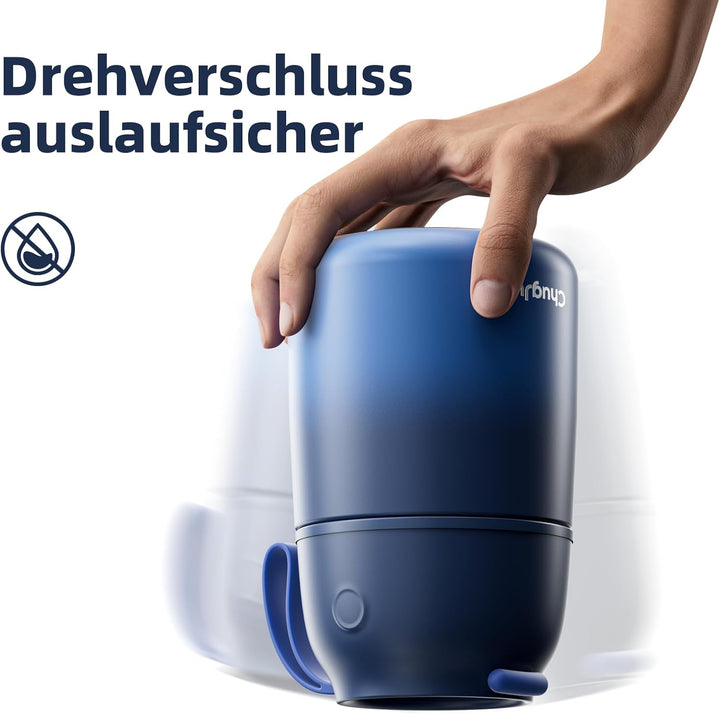 Thermobehälter für Essen 530ml, Edelstahl Thermobecher für Essen Warmhaltebehälter mit Löffel, Ausla