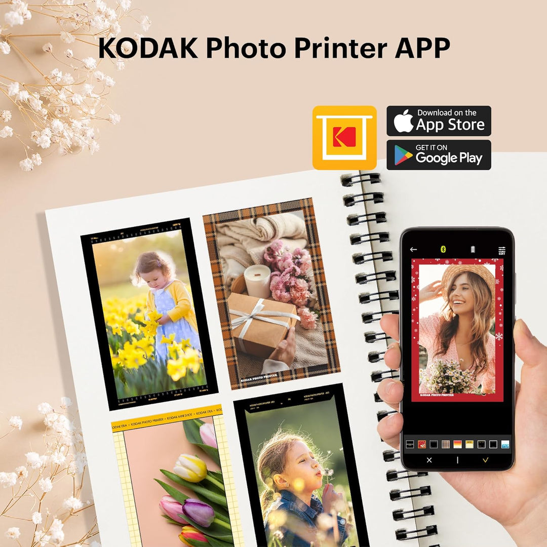 Kodak Mini Shot 2 Retro 4PASS Sofortkamera und trag printer 2-in-1, 5,3×8,6 Zentimeter Sofortdrucke,