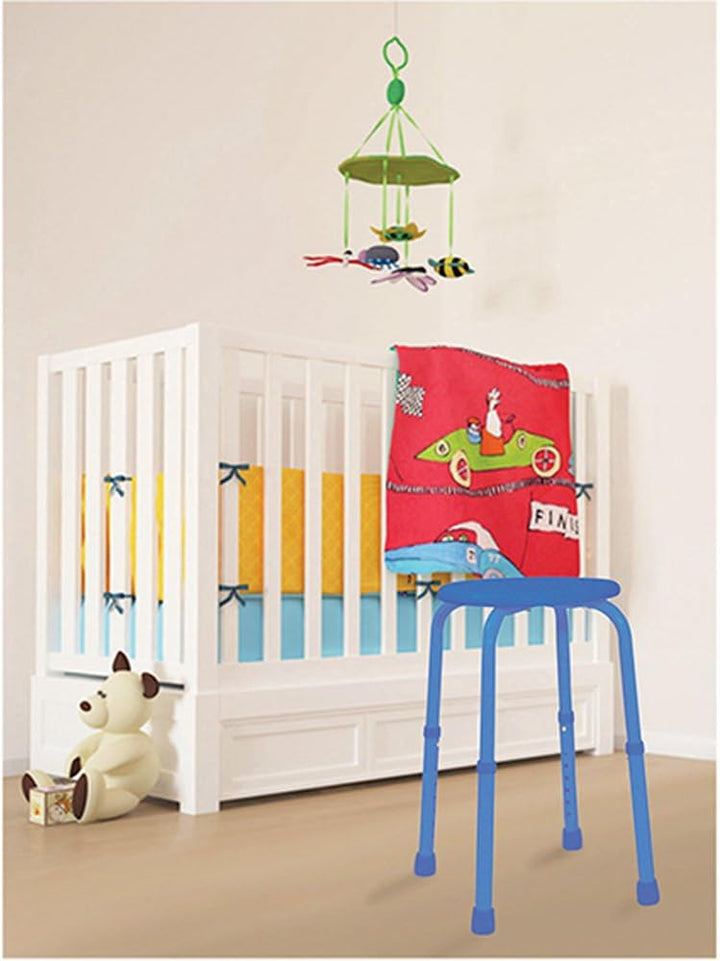 Aidapt VB511AB Mehrzweck- Einstellbarer Hocker, blau, Blau