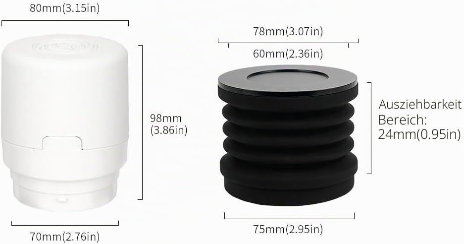Kaffeemühle Einzeldosis-Trichter, kompatibel mit Baratza Encore Kaffeemühle, Silikonbalg mit mentale
